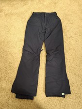 Roxy Girls Backyard Snow Pants With 10k DryFlight Small Navy Blue S