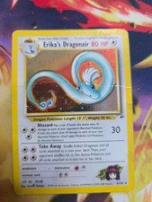 ERIKA'S DRAGONAIR 4/132 Rare Gym Heroes Pokemon Unlimited Holo Damaged