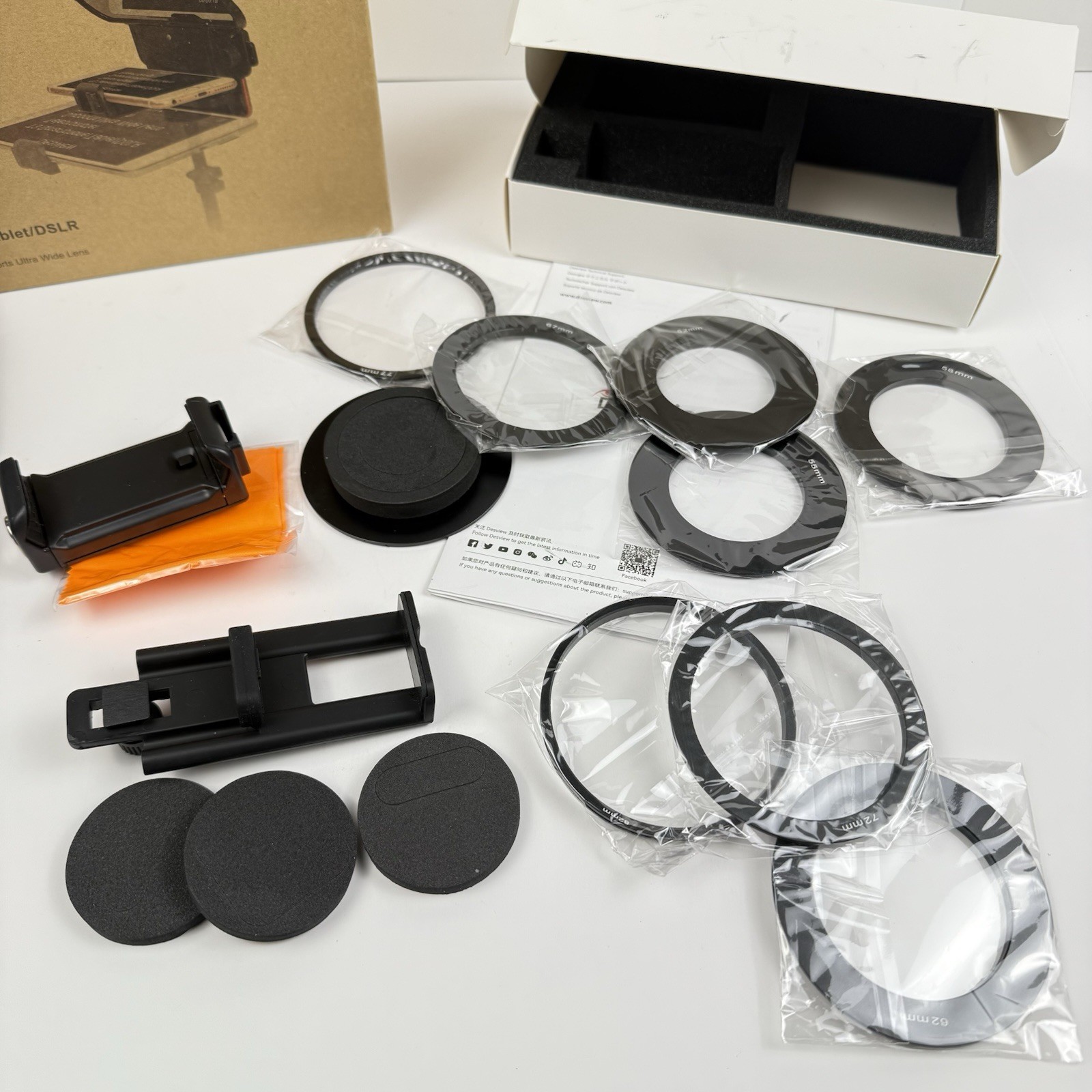 Desview T3 Portable Teleprompter For DSLR And Mirrorless Cameras *NO REMOTE*