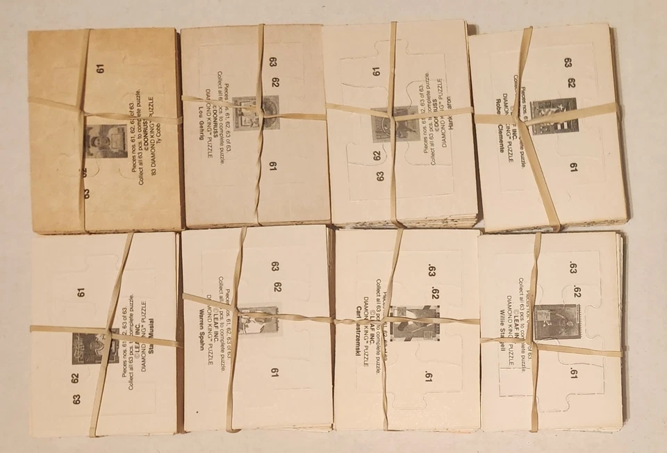 LOTE DE 4 DONRUSS Juego Completo 63 Piezas 1985 1986 1987 y 1988  Foto 2 de 4