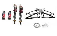 Houser .5 Long Travel Xc A-arms Elka Stage 4 Front Shocks Yfz450 Suspension