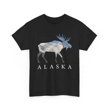 Alaska Shirt, Alaskan Moose Wildlife Nature Lovers Women Men T-Shirt