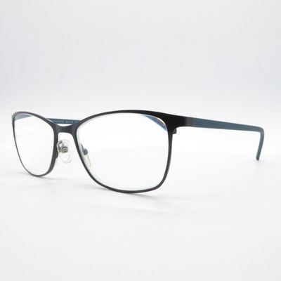 In Style Brille ISCF08 Damen Matt Schwarz BE Vollrand Metall Brille Brillengestell