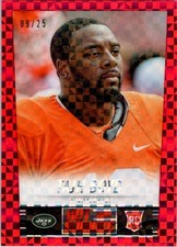 2014 Panini Score #424 Tajh Boyd RC Hot Rookie Card /25 Red Power Prizm NY Jets. rookie card picture