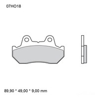 BremsbeläGe Hinten Brembo 07HO18SP Passend FüR Honda NSR 250 R Bj. 1987