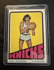 Topps 1972-73 Base Set Rookie Phil Jackson New York Knicks #32 Basketball Card. rookie card picture
