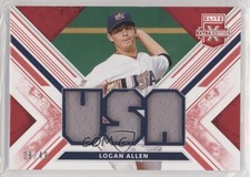 2019 Elite Extra Edition USA National Team Materials Red 8/49 Logan Allen rh9