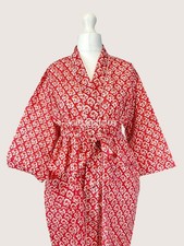 100% Cotton Premium Cotton Bath Robe Soft Absorbent Lightweight Spa Home Wear
