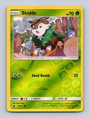 TCG Pokemon Karte Skiddo CIN 10/111 ENG Naoki Saito Common Crimson Invasion