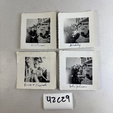 WW2 Photo Lot US Navy USN John Johnson Rushman Hindsley Vintage Military 42C29