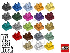 LEGO - Part 15712 - Tiles 1x1 with Clip + NEW + SELECT COLOUR / QUANTITY