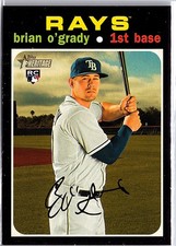 2020 Topps Heritage High Number - Brian O'Grady #610 (RC) Rookie Card. rookie card picture