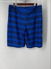 The North Face Mens Blue Black Striped Swim Board Shorts Bottom Size 36 — photo 2