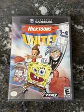 Nicktoons Unite (Nintendo GameCube, 2005) COMPLETE CIB TESTED NICE!!