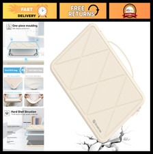 16" Laptop Hard EVA Case, Waterproof Shockproof Bag for Dell 2-in-1, White