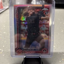 2025 Topps Chrome Update Series - Rhett Lowder #USC110 Refractor (RC)