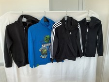 7-8. 8  8-9 & 9 Yrs Boys Hoodies X4 Bundle Adidas George Next Minecraft .