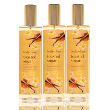 Toasted Sugar by Bodycology 8 oz Fragrance Mist Lot of 3
