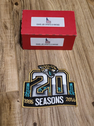Vintage Jacksonville Jaguars 20th Anniversary Season 2014 NFL Patch New