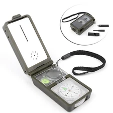 10 in 1 Multi-function Compass for Survival Military Camping Outdoor Hiking Kit