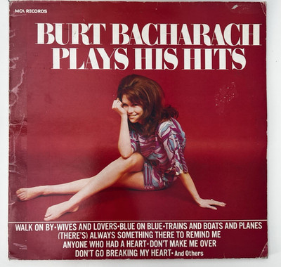 BURT BACHARACH PLAYS HIS HITS MCL 1738 1965  (Reissue ) VINYL LP RECORD EX VG