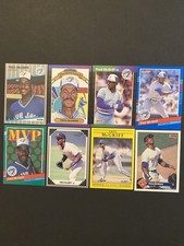 8 Fred McGriff 1989 Fleer Mint Donruss DK 1991 MVP Leaf 1993 cards