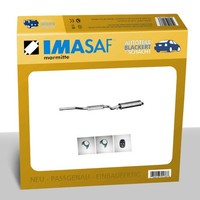 Imasaf Auspuff Mitteltopf MSD für Fiat Regata + Weekend