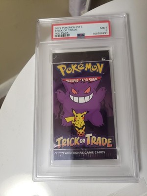 2022 Pokemon Trick or Trade Halloween Foil Pack Gengar & Pikachu