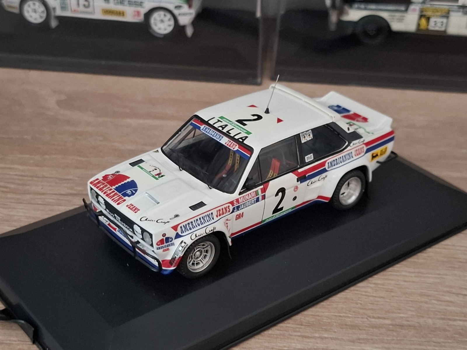FIAT 131 ABARTH GR.4 - 1980 BANDAMA #2 S. MUNARI - J. JAUBERT 1:43 TROFEU TF1418
