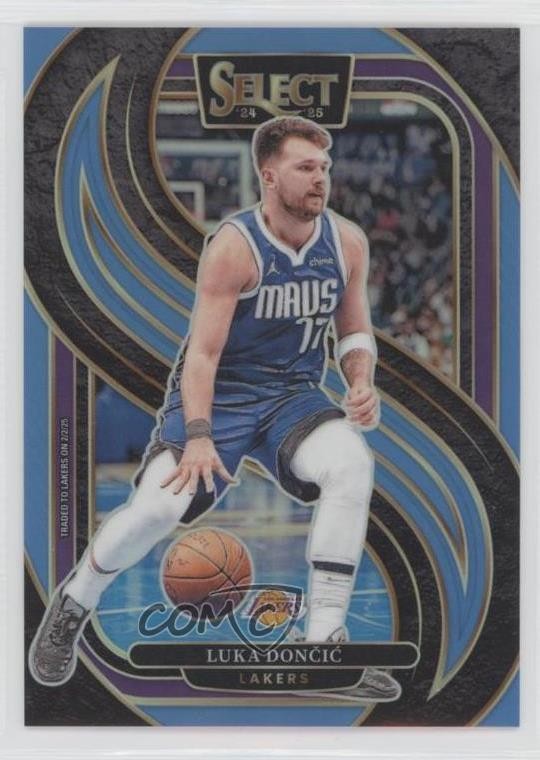 2024 Panini Select Premier Level Light Blue Prizm 278/299 Luka Doncic Dončić hs9