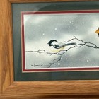 Signed Watercolor Tom Soucek Cardinal Trees Nature Painting Original — photo 2