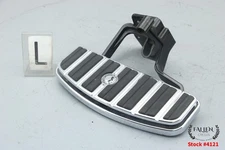 2006 Harley Softail Fatboy Front Left Driver Foot Mount + Board Kit CHROME #4121