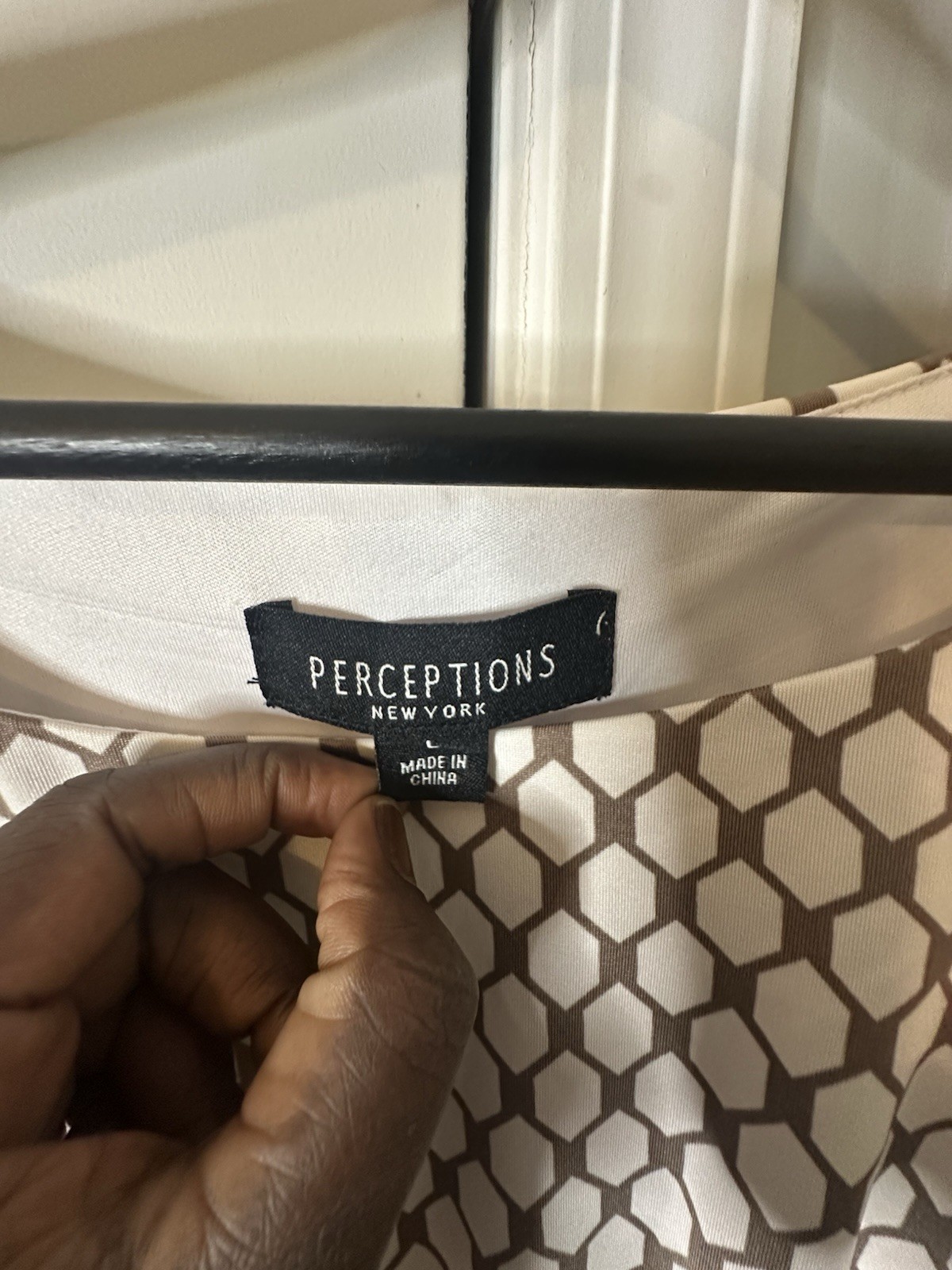 Perceptions New York Geometric Pattern Dress Size… - image 4