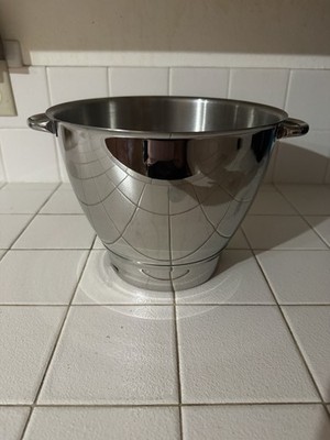 Kenwood Chef Mixing Bowl 4.8qt/Heavy Duty SS Lock Twist Base Bayonet Mount OEM