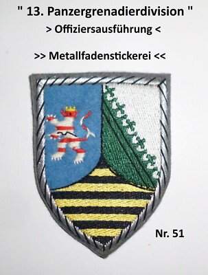 '' 13. Panzergrenadierdivision  ''   BW - Offizier