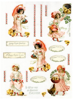 Reispapier 30g, Decoupage, A4, Serviettentechnik