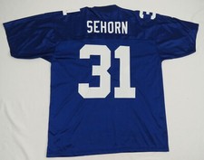 Vintage Jason Sehorn New York Giants Football NFL Adidas #31 Jersey XL