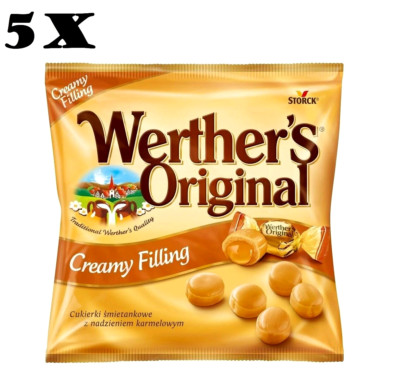 5 Pack X Storck Werther's Classic Candies Filled With Creamy Caramel 80g 2.8oz