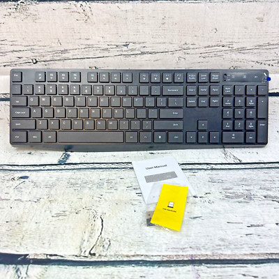 Wireless Keyboard Model PC230A, Black, Full Size Keyboard 2.4G New Open Box