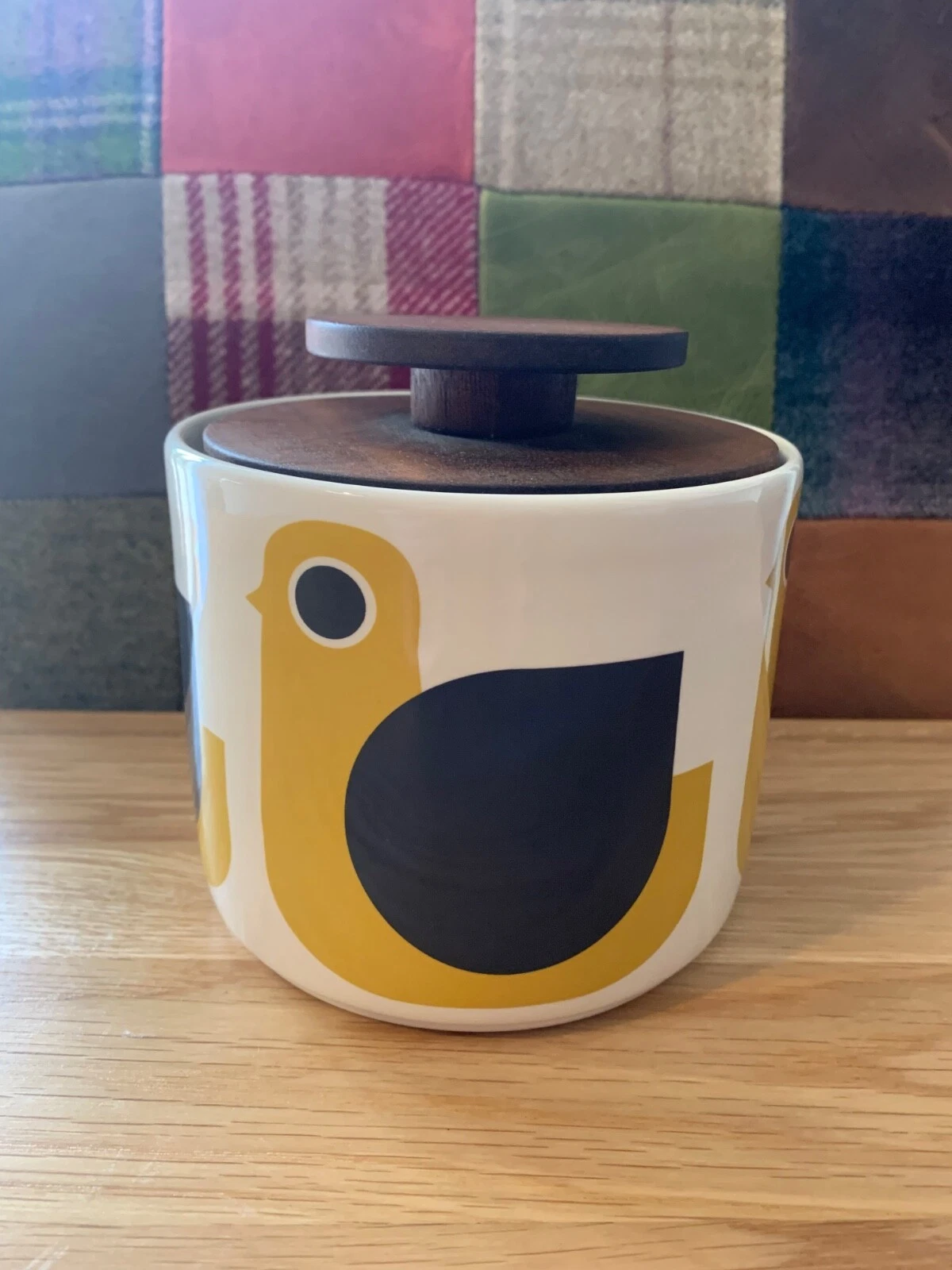 Rare Orla Kiely “Hen” Ceramic Storage Jar.**CHECK OUT MY OTHERS**.