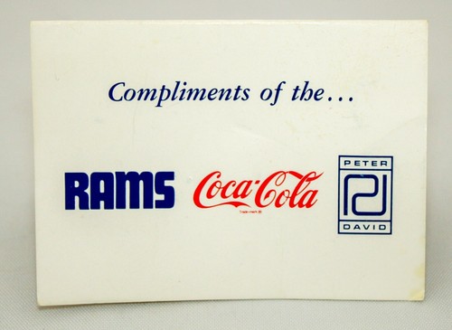 LA Rams Helm Coca Cola Coke Sammler Pin - aus Anaheim Stadion - Bild 2 von 4