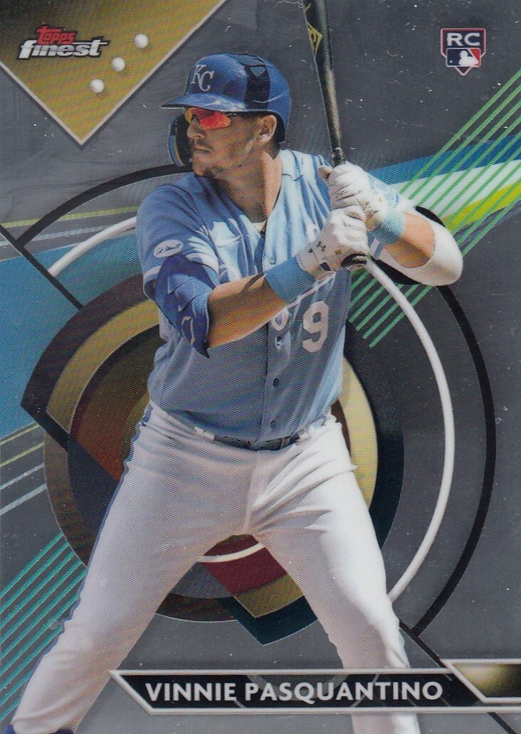 VINNIE PASQUANTINO FINEST ROOKIE CARD RC KANSAS CITY ROYALS #65 2023 23 TOPPS