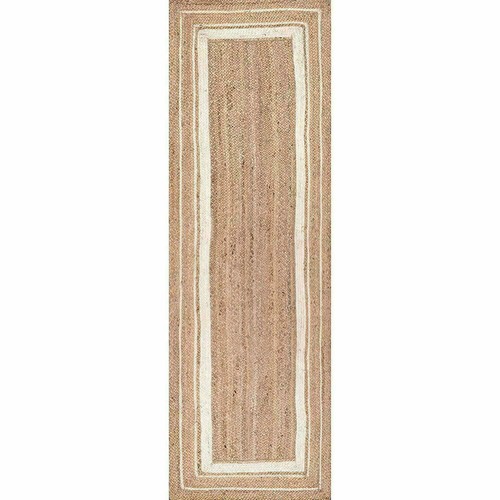 Jute Rug Carpet Mat Jute Farmhouse Natural Decorative Braided Modern Rustic Look - Picture 7 of 8