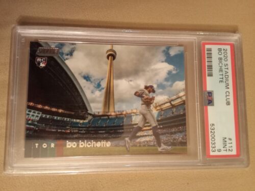 2020 Stadium Club Bo Bichette #112 Graded PSA 9 Rookie Baseball Card
