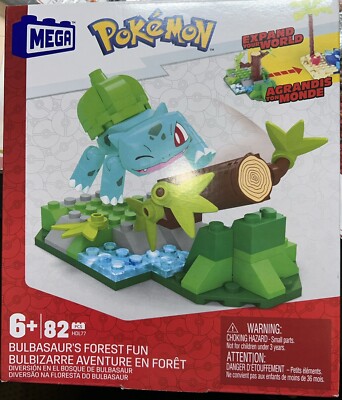 MEGA Pokemon Bulbasaur s Forest Fun Build Set with 82 Pieces Age 6+ New