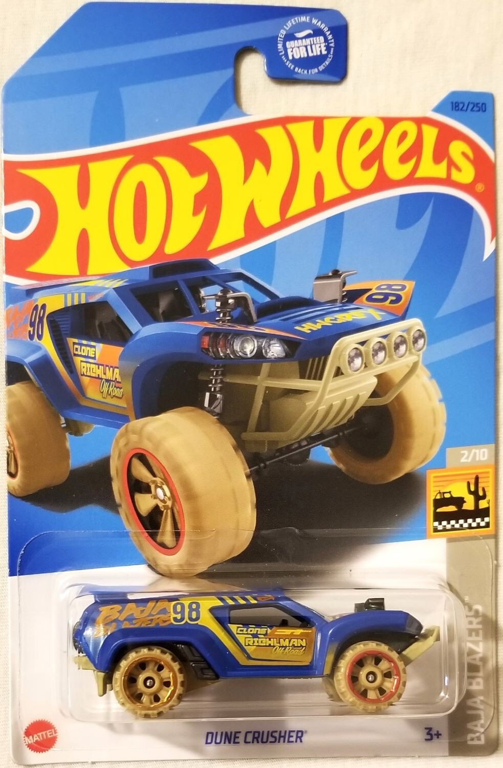 Hot Wheels - 2023 Baja Blazers 2/10 Dune Crusher 182/250 (BBHKJ58)