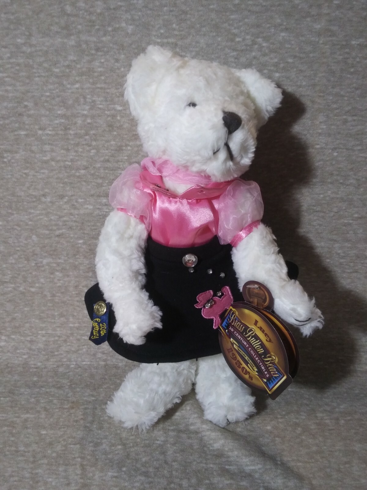 T8 Brass Button Bears, 20th Century Collectibles, Lucy 1950's No Stand