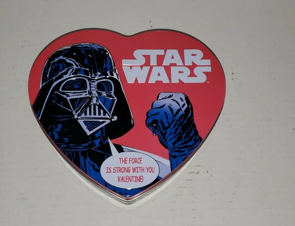 Vintage Star Wars Valentines Heart Shaped Box Darth Vader Professes His Love