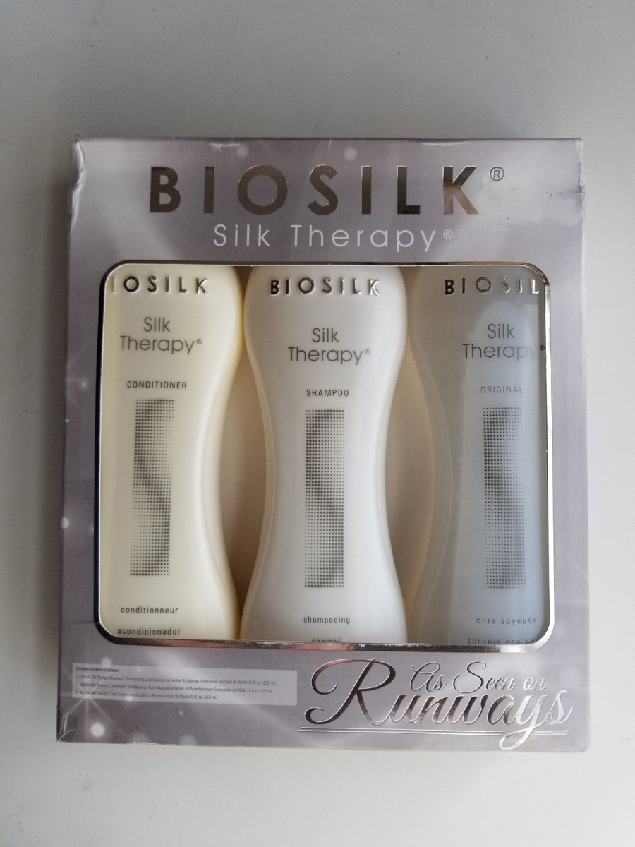 Biosilk Silk Therapy Set of 3: Shampoo, Conditioner  display picture 1