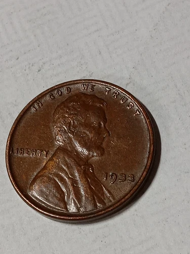 👉1933-  Lincoln Wheat Penny  Vf /Xf